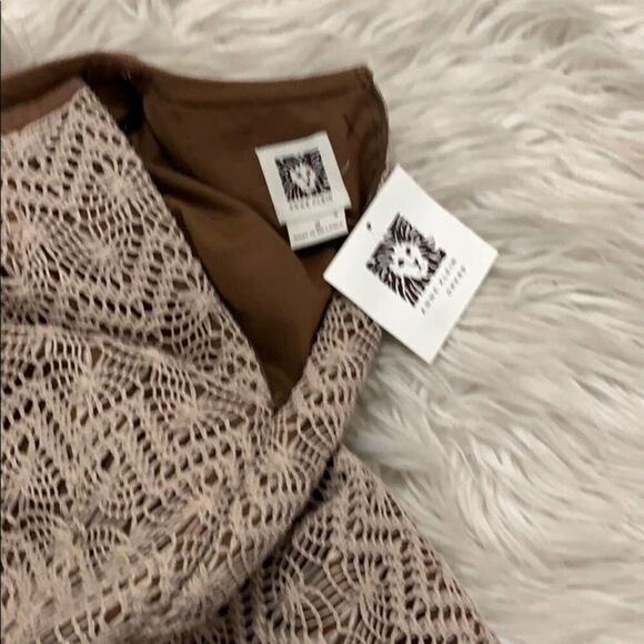 NWT CALVIN KLEIN CROCHET SLEEVELESS‎ DRESS SIZE 2 - Picture 7 of 11